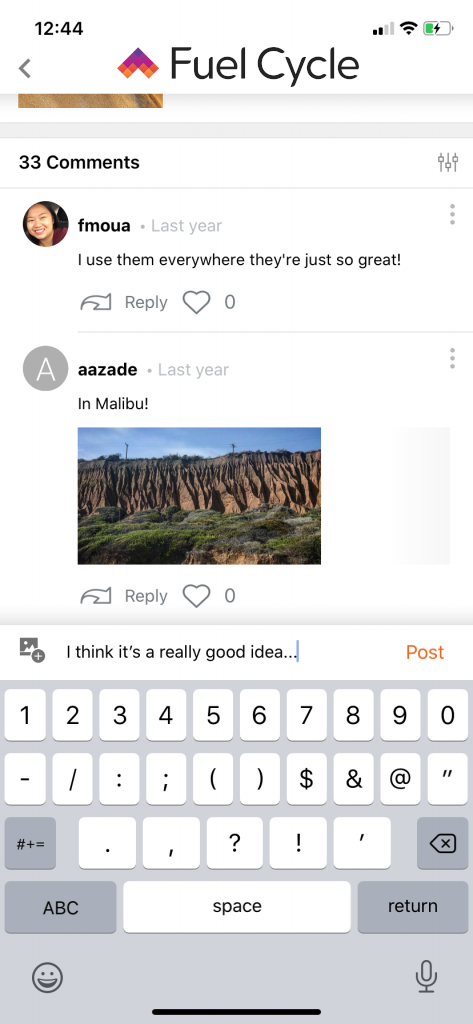 Mobile Discussions